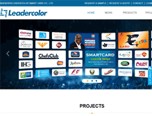 Tablet Screenshot of leadercolor.com